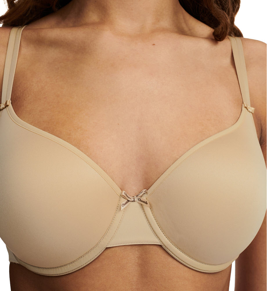 Buy Chantelle Pink Basic Invisible Memory Foam T-Shirt Bra from