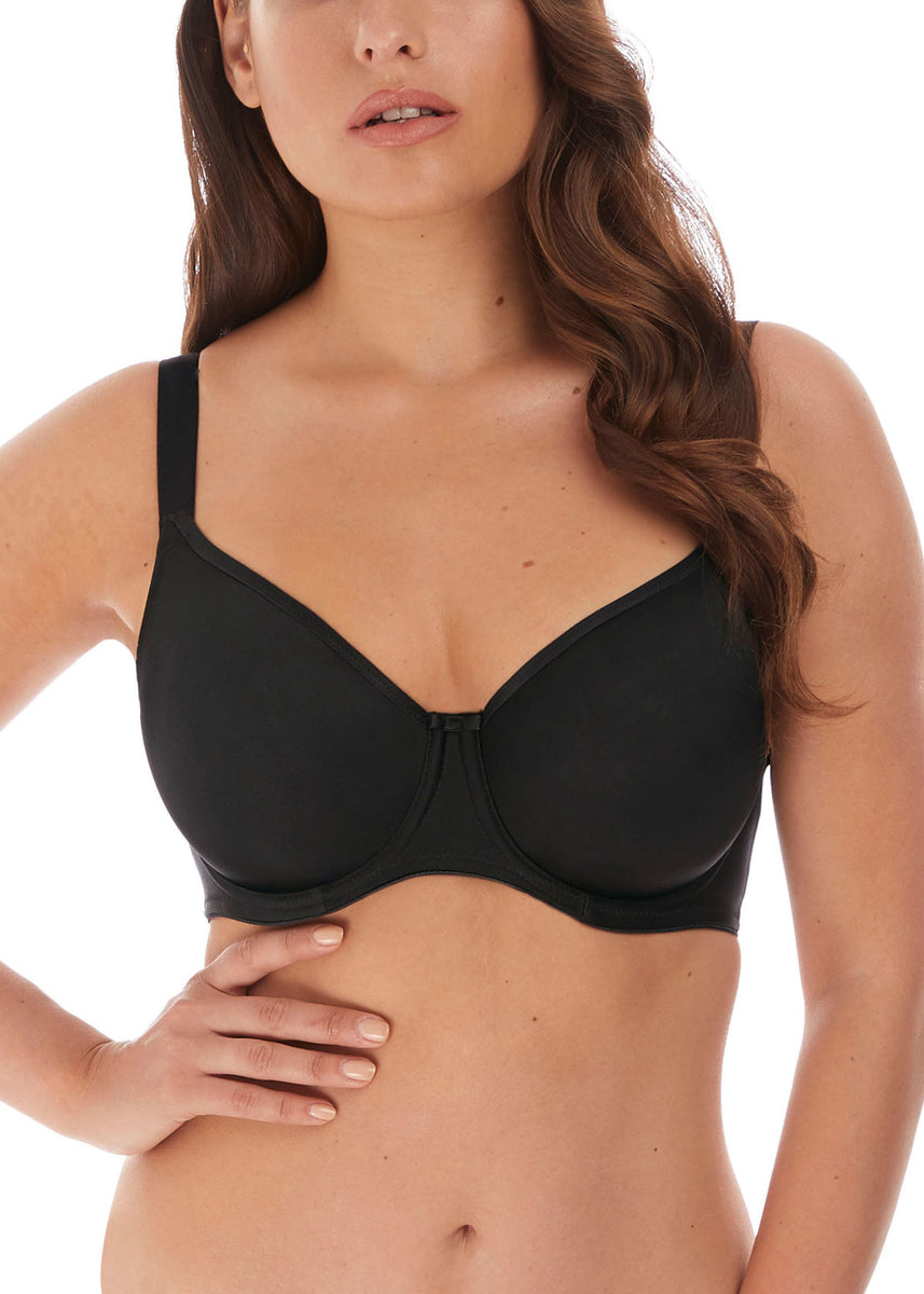 Fantasie Smoothing Black Seamless Lightweight Bra 4520 – The Bra Genie