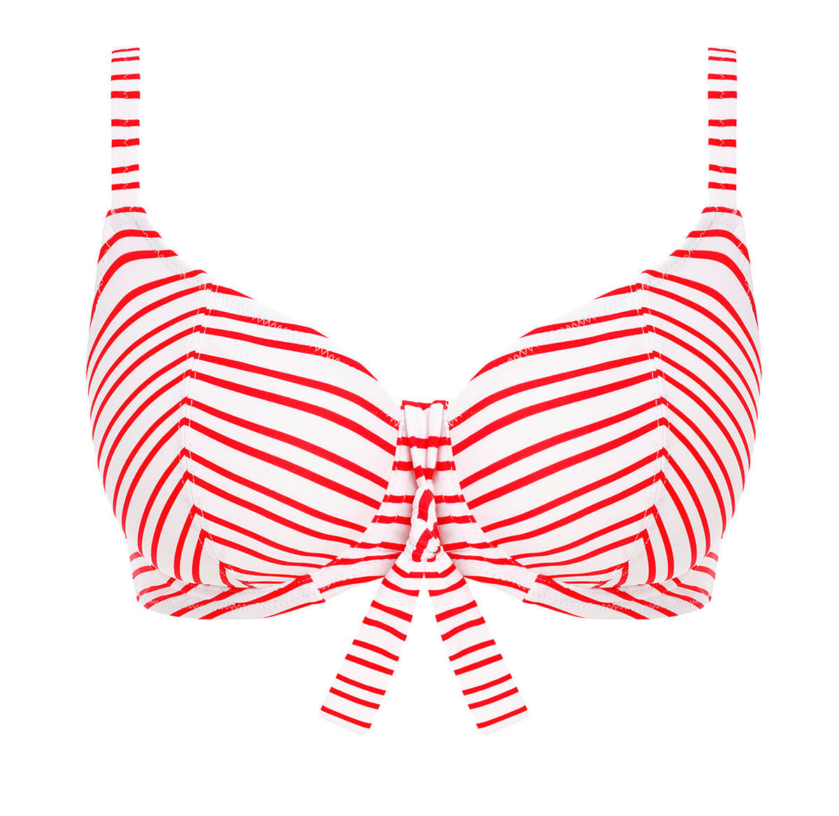 Freya Swimwear New Shores Chili Red Plunge Bikini Top 202502 – The Bra Genie