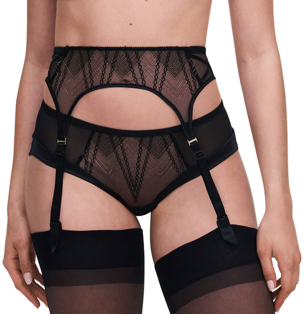 Fleurs Waist Cincher Black