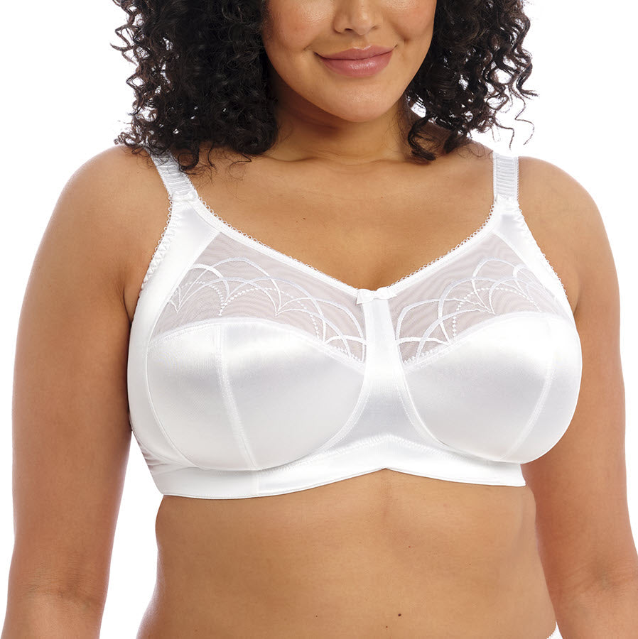 Elomi Women's Plus-Size Cate Underwire Full Cup Banded Bra,White,44HH  UK/44L US 