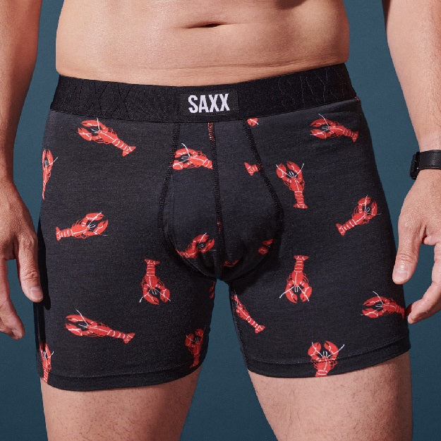 Saxx Quest Boxer Brief w/ Fly, Midnight Blue 2 SXBB70F-MB2, Mens Boxer  Briefs