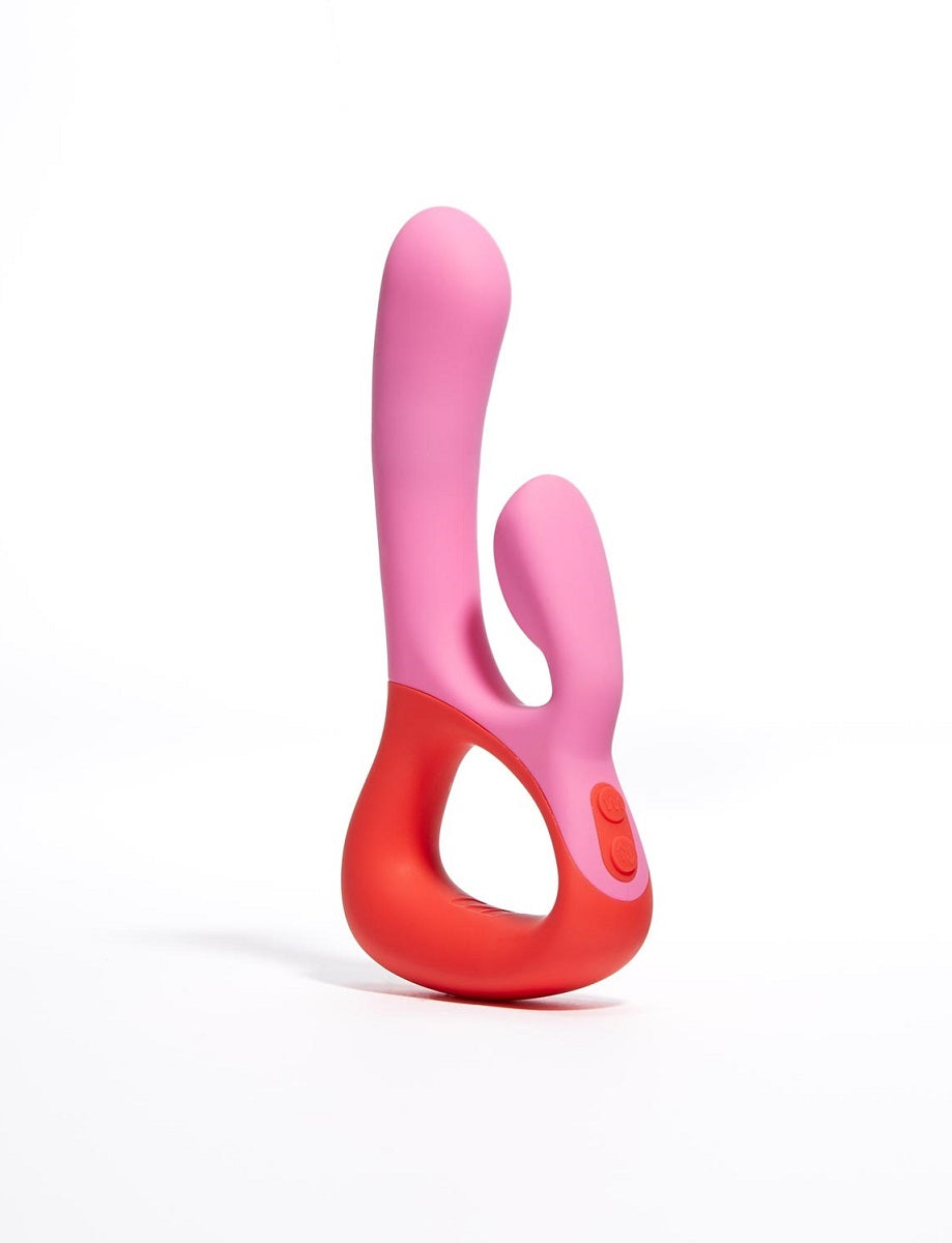 Unbound Clutch Poppy Cerise Dual Rabbit Personal Massager The Bra Genie Unbound Clutch Poppy Cerise Dual Rabbit Personal Massager The Bra Genie
