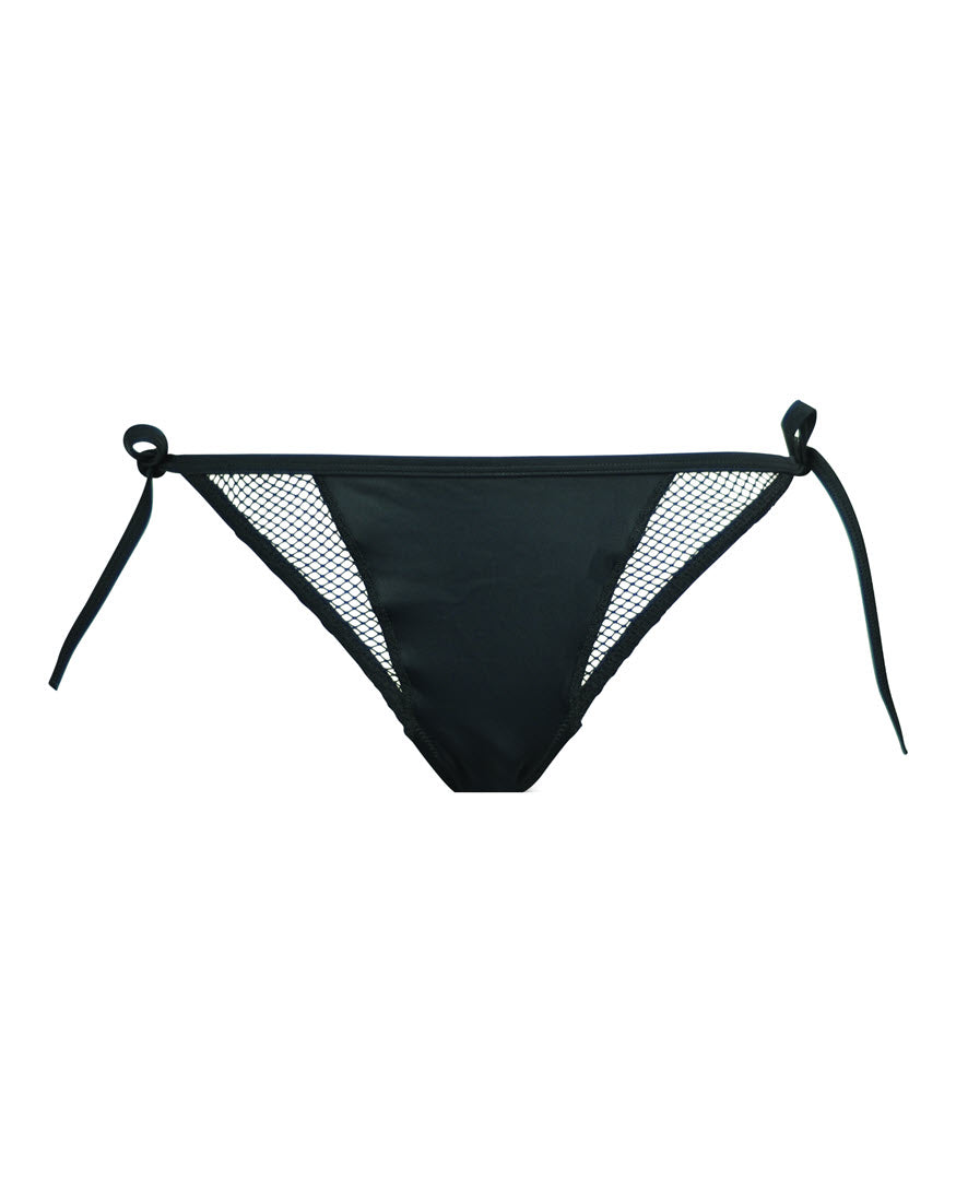 I-GlamSwimwear Brazilian Bikini Set – Halter Top & Thong Bottom, Black, Size M - View #2