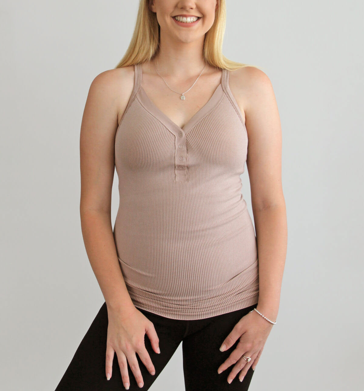 Cami Shaper by Genie Set of 3 Shaping Camisoles with Leah Williams 
