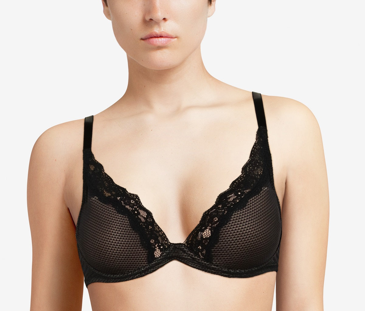 Passionata by Chantelle Thelma Ginger Deep Plunge Lined Bra P43H9