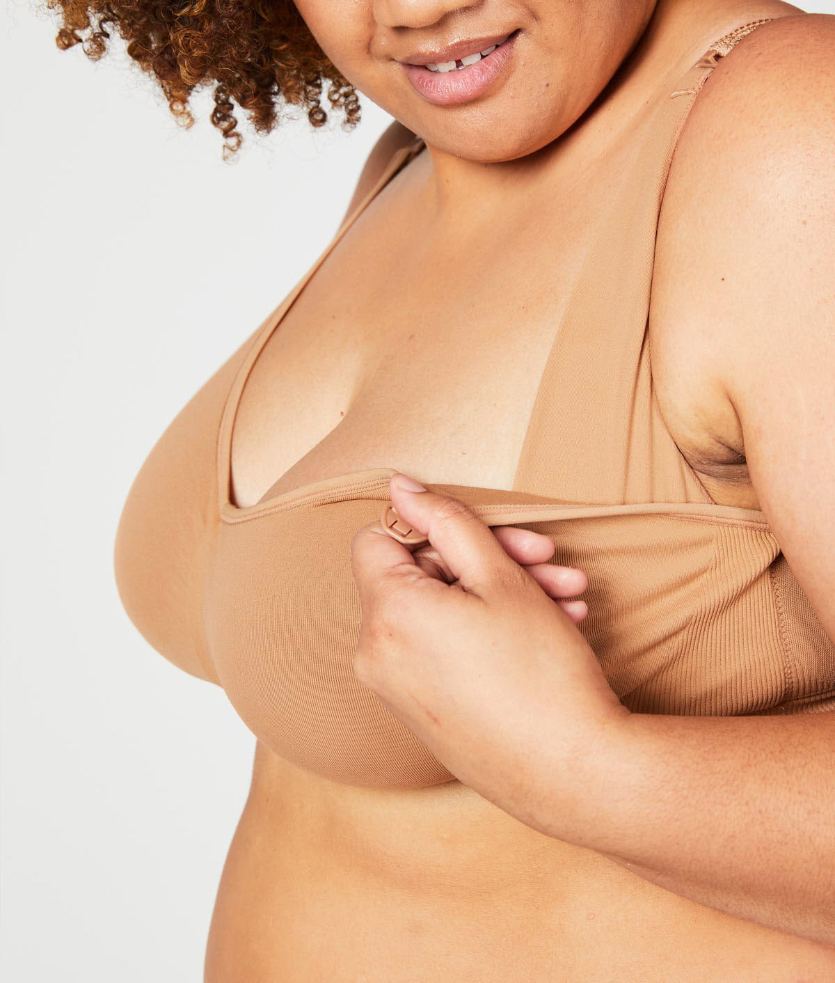 Cake Sugar Candy Wirefree Bralette - Rosewood