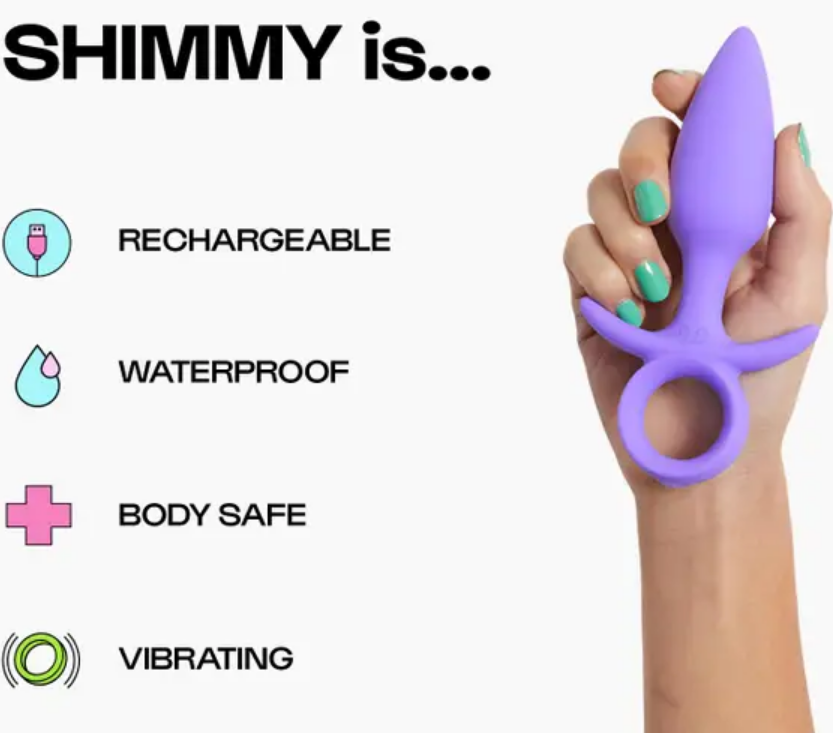 Unbound Skimmy Purple Medium Butt Plug Toy The Bra Genie Unbound Skimmy Purple Medium Butt Plug Toy The Bra Genie