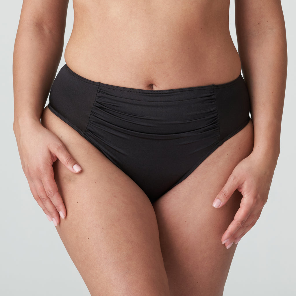 Elomi Swimwear Essentials Black Mid Rise Bikini Bottom 7524 – The Bra Genie