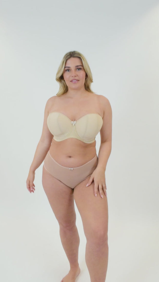 Curvy Kate Luxe Biscotti Nude Strapless Bra 2601 – The Bra Genie