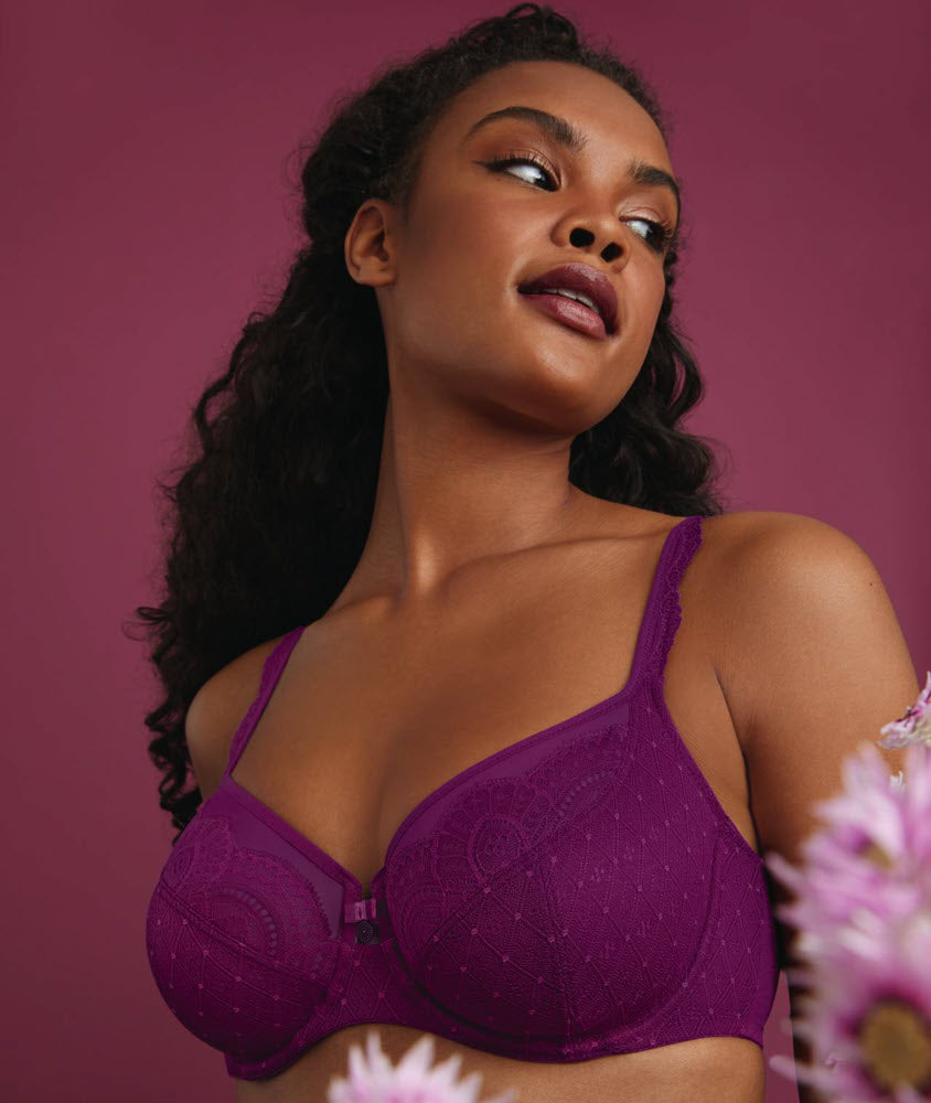 Cosabella Dolce Curvy Bralette in Mulberry FINAL SALE - Busted Bra Shop