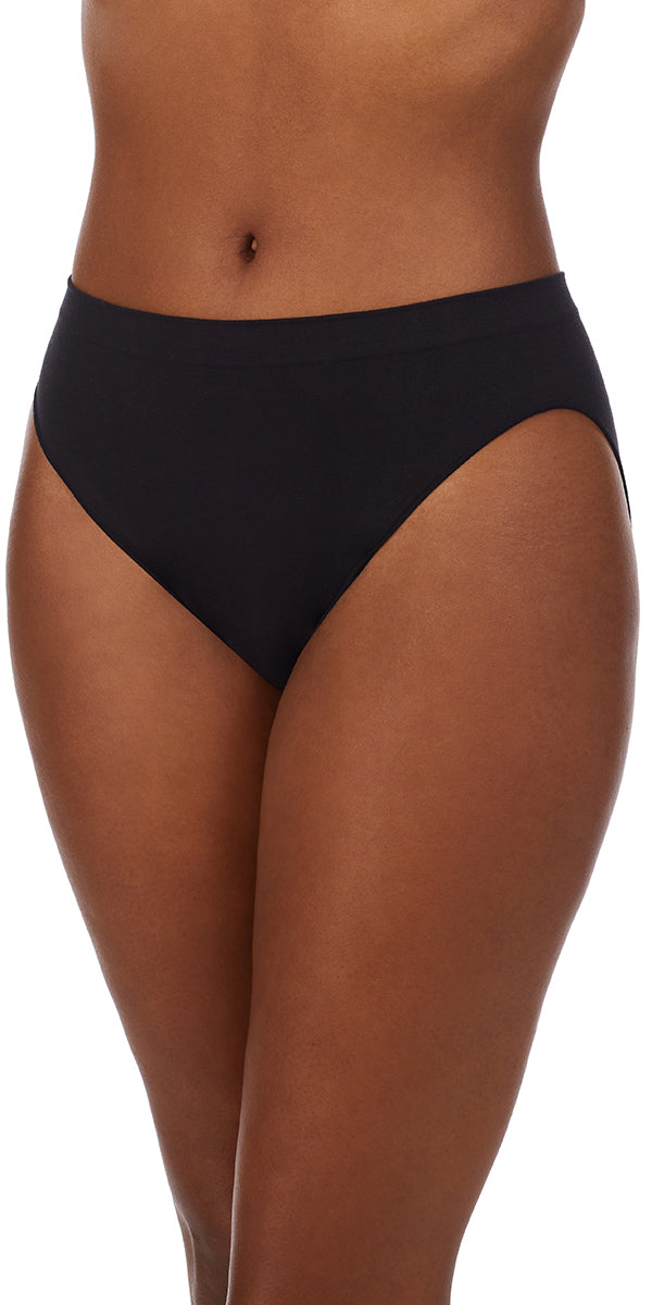 Cabana Cotton Hip Bikini Underwear - Black – On Gossamer