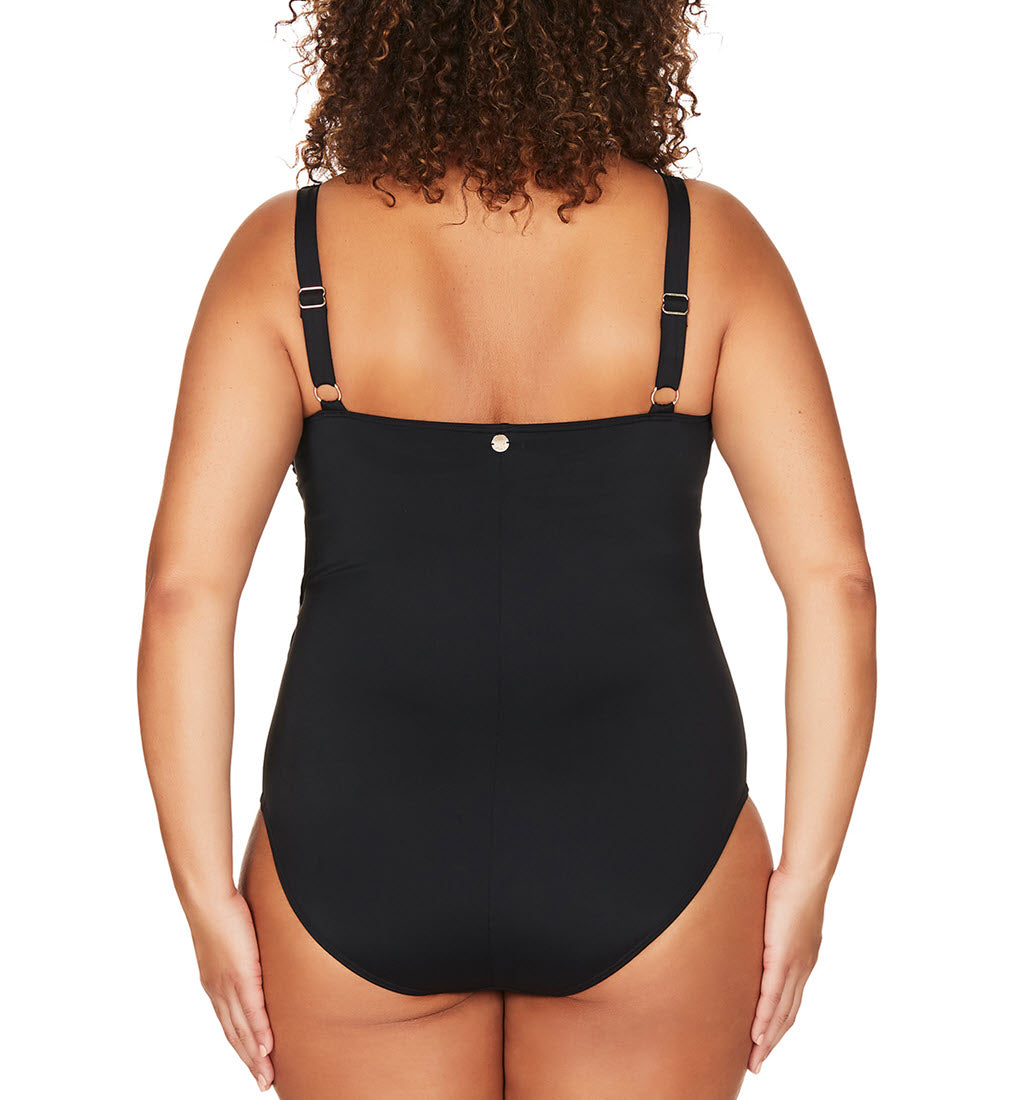 Artesands Swimwear Recycled Hues Black Hayes Underwire One Piece