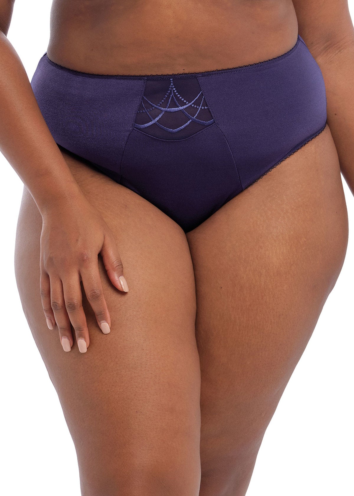 Elomi Morgan Ebony Full Lace Bikini Panty 4115 – The Bra Genie