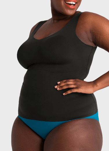AU Women Cami Body Shaper Genie Bra Shapewear Tank Top Slimming Body Suits  S-XXL Black L : : Clothing, Shoes & Accessories