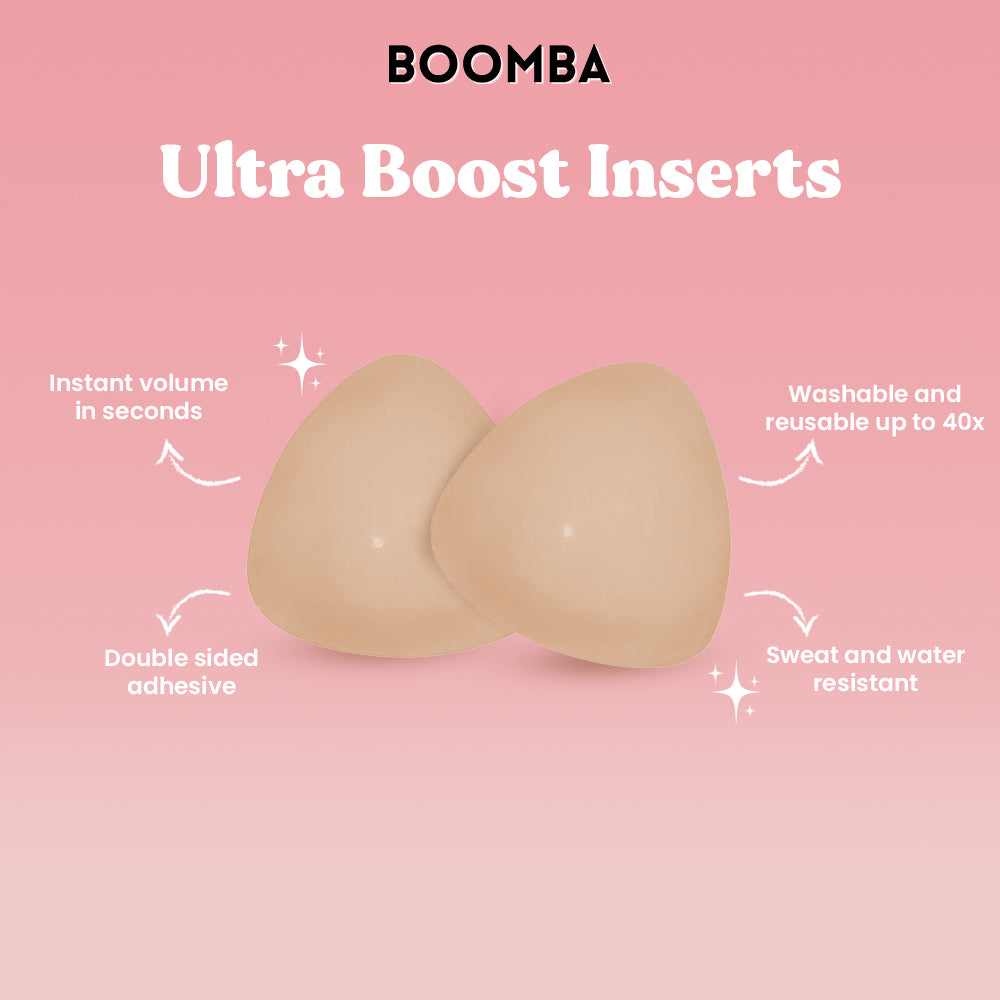Boomba Double Sided Sticky Inserts and Tape – The Bra Genie