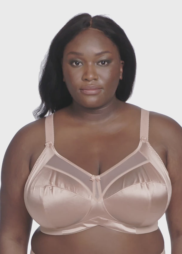 Goddess Keira Bra Non Wired Comfortable Full Cup Full Figure Bras Wirefree  6093